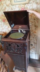 antique phonograph
