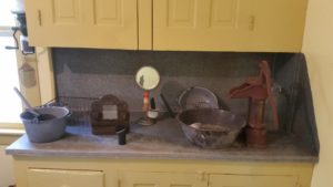 old-time kitchen counter