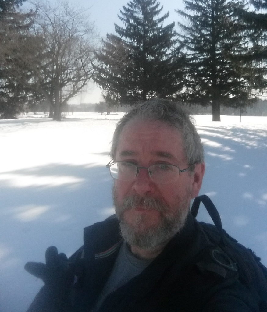 me in snow