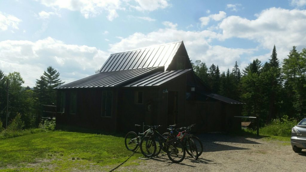 cabin in sunlight